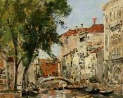 尤金 布丹 : Small Canal in Venice